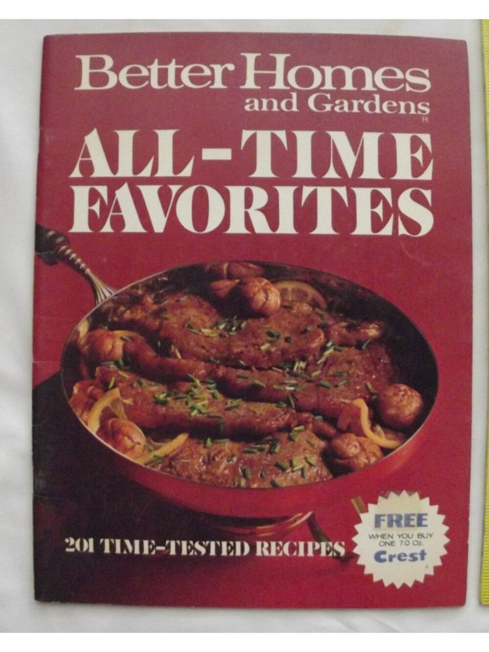 Better Homes and Gardens Cookbook All-Time Favorites 1971 Vintage 201 recipes